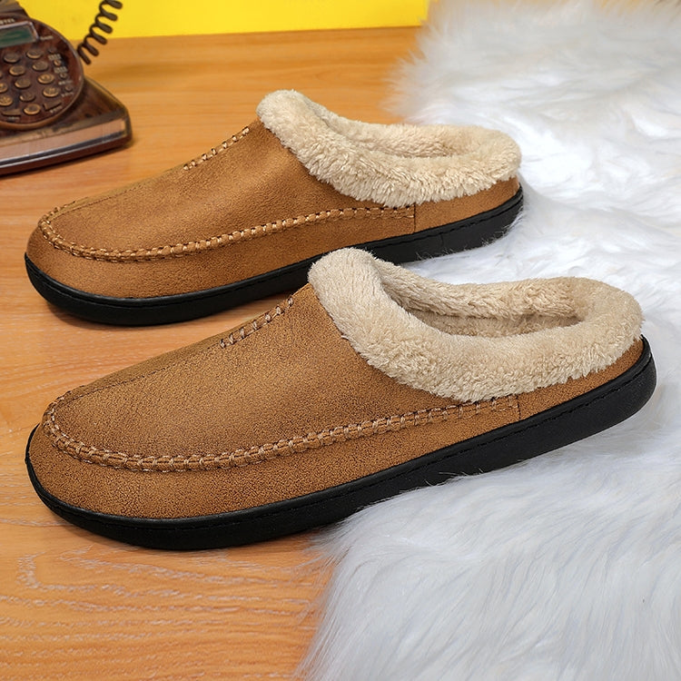 Chaussons Homme Intérieur Chauds Antidérapants Doublure Peluche - BMYANY