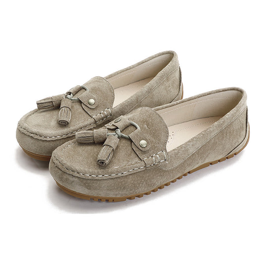 Soft Bottom Non-slip Slip-on Lofter Flat Bottom Pumps - BMYANY