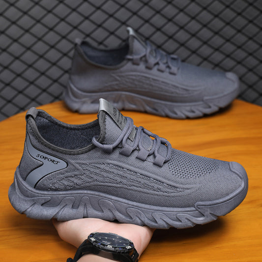 Paniers Homme Respirantes Maille Fine Flyknit Casual Polyvalentes Printemps - BMYANY