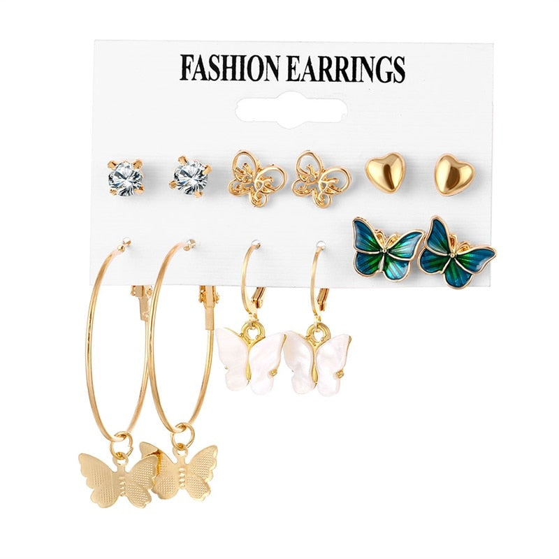 Women's Stylish Earrings Set