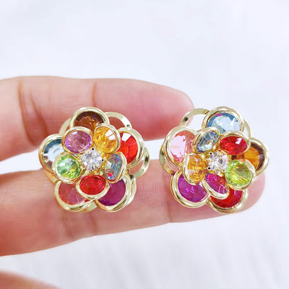 Boucles d’oreilles petites fleurs douces femme - Style sweet - BMYANY