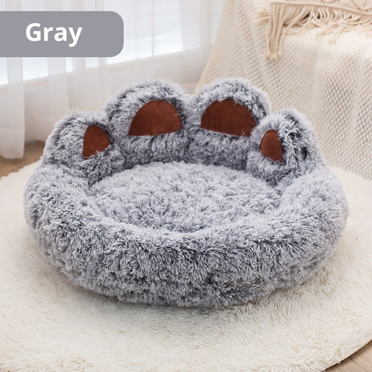 Panier Moelleux Bicolore pour Chien - Lit Épaissi Confortable - BMYANY