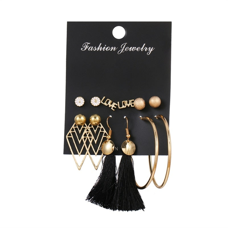 Women's Stylish Earrings Set