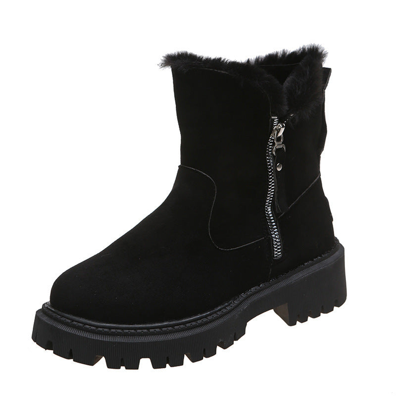 Snow Boots Velvet Warm Cotton Shoes Plus Size - BMYANY