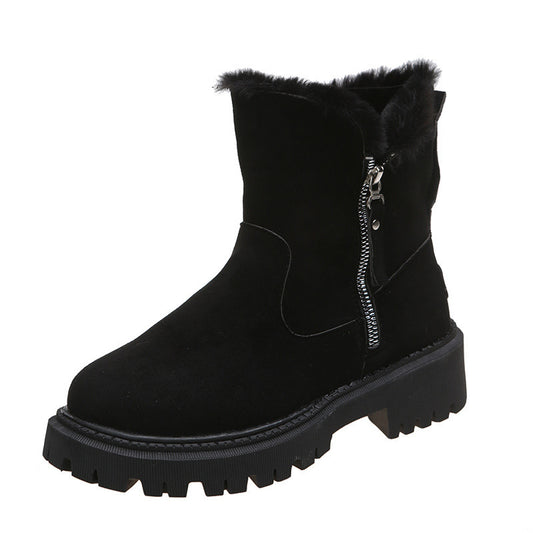 Snow Boots Velvet Warm Cotton Shoes Plus Size - BMYANY