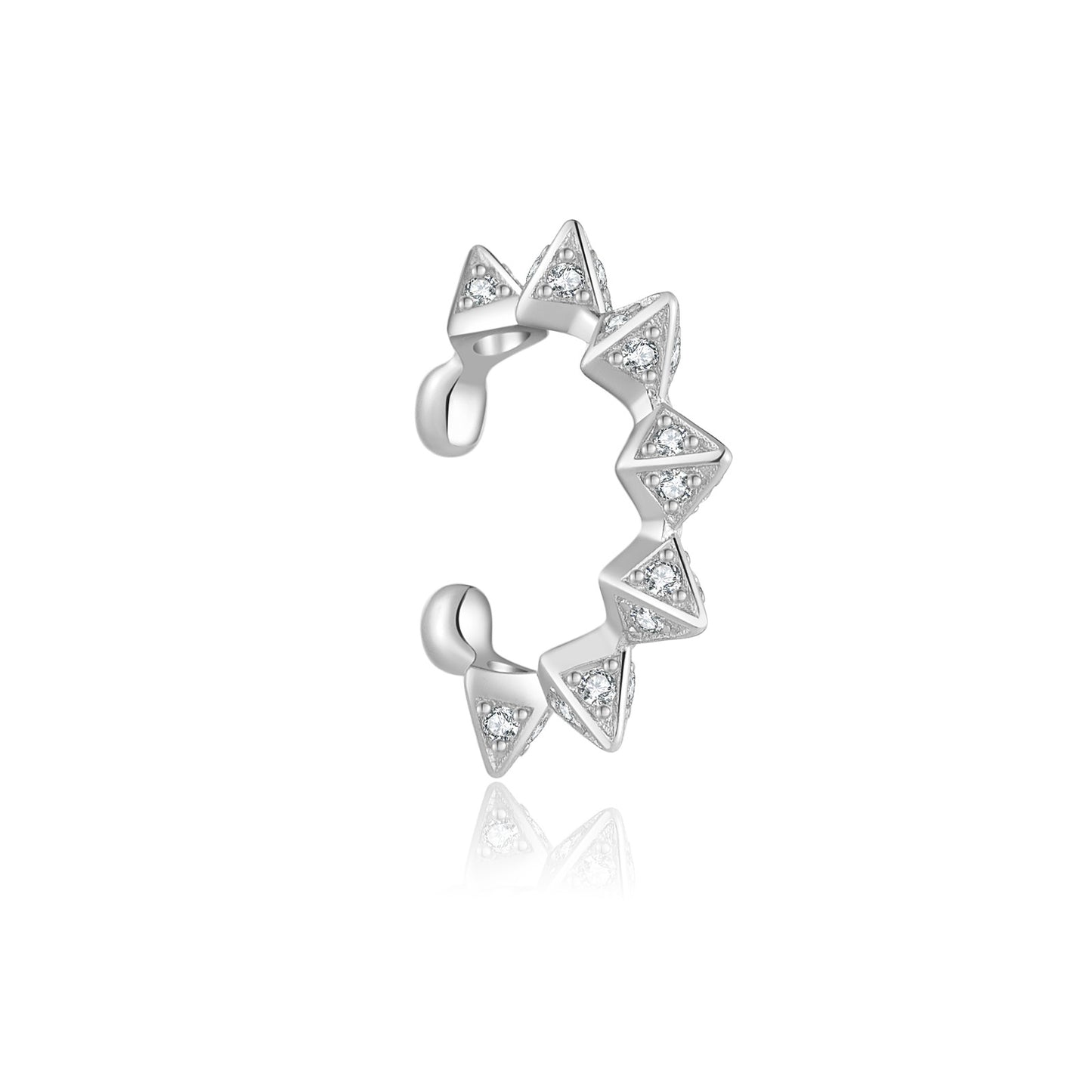 Clip d'oreille non percé en argent sterling 925 - BMYANY