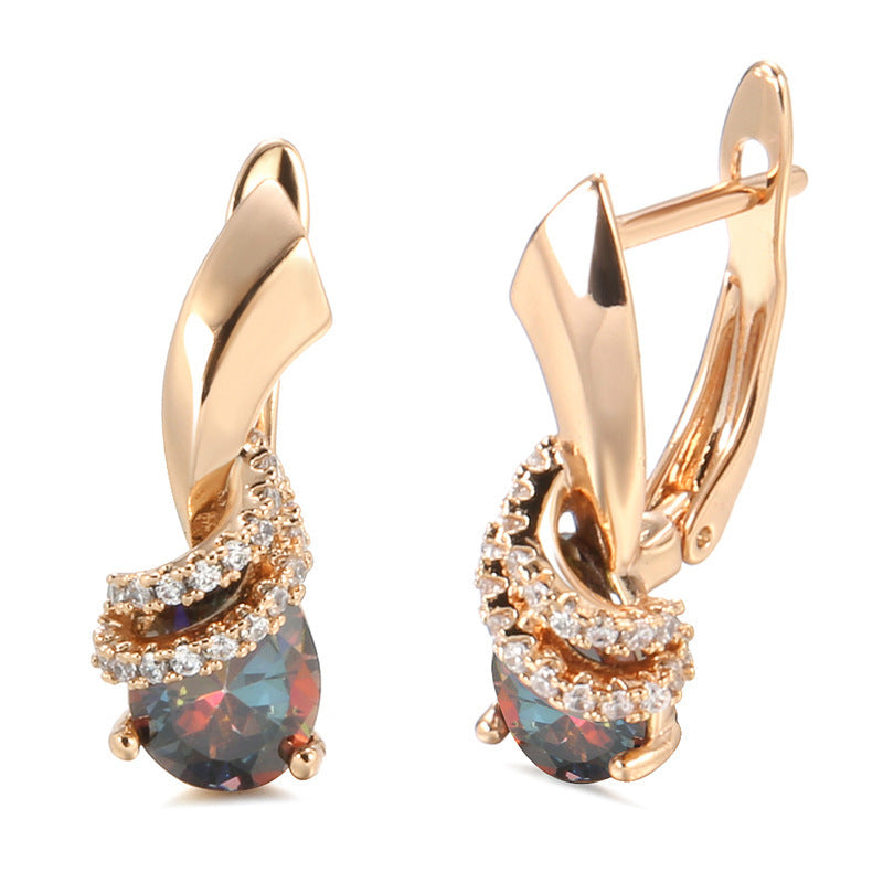 Fashion Personalized Zircon Earrings For Women - BMYANY