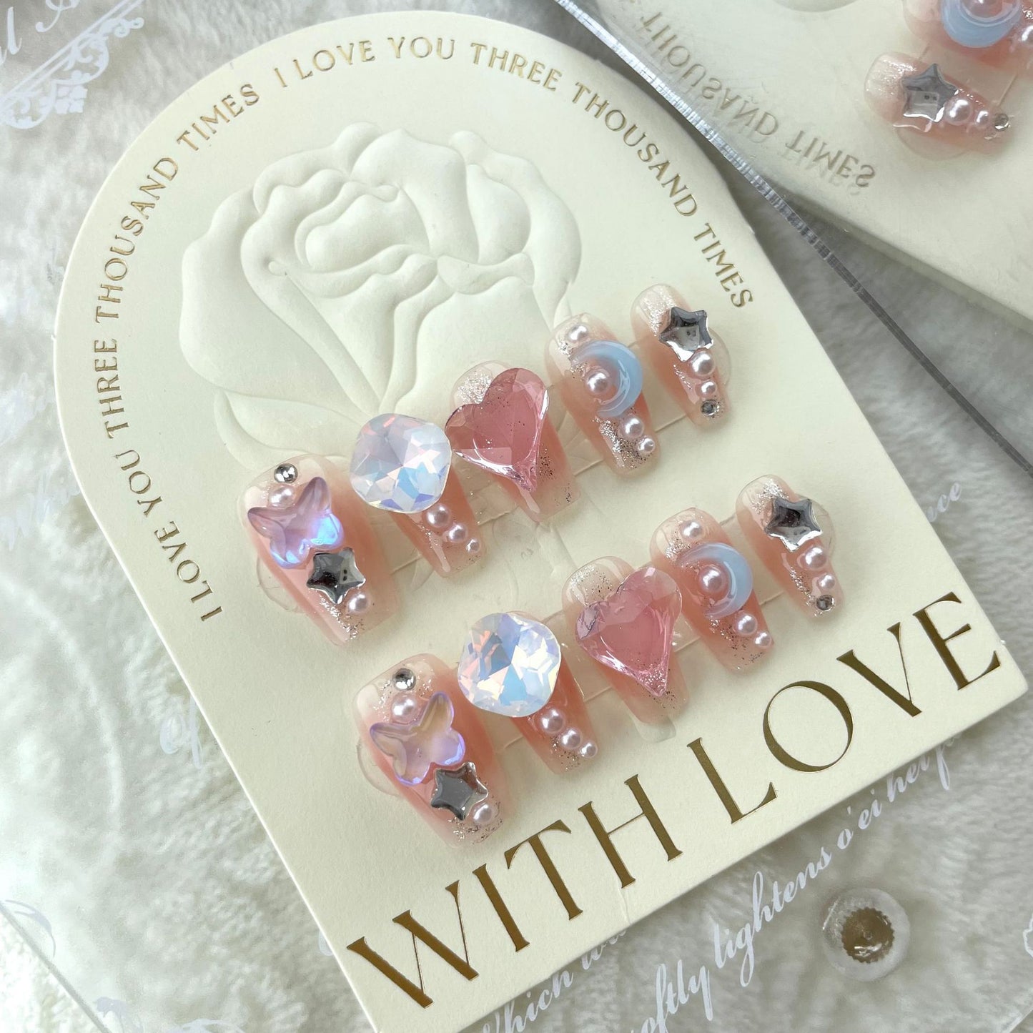 New Stickers Finished Product Fake Nails Long Handmade Manicure - BMYANY