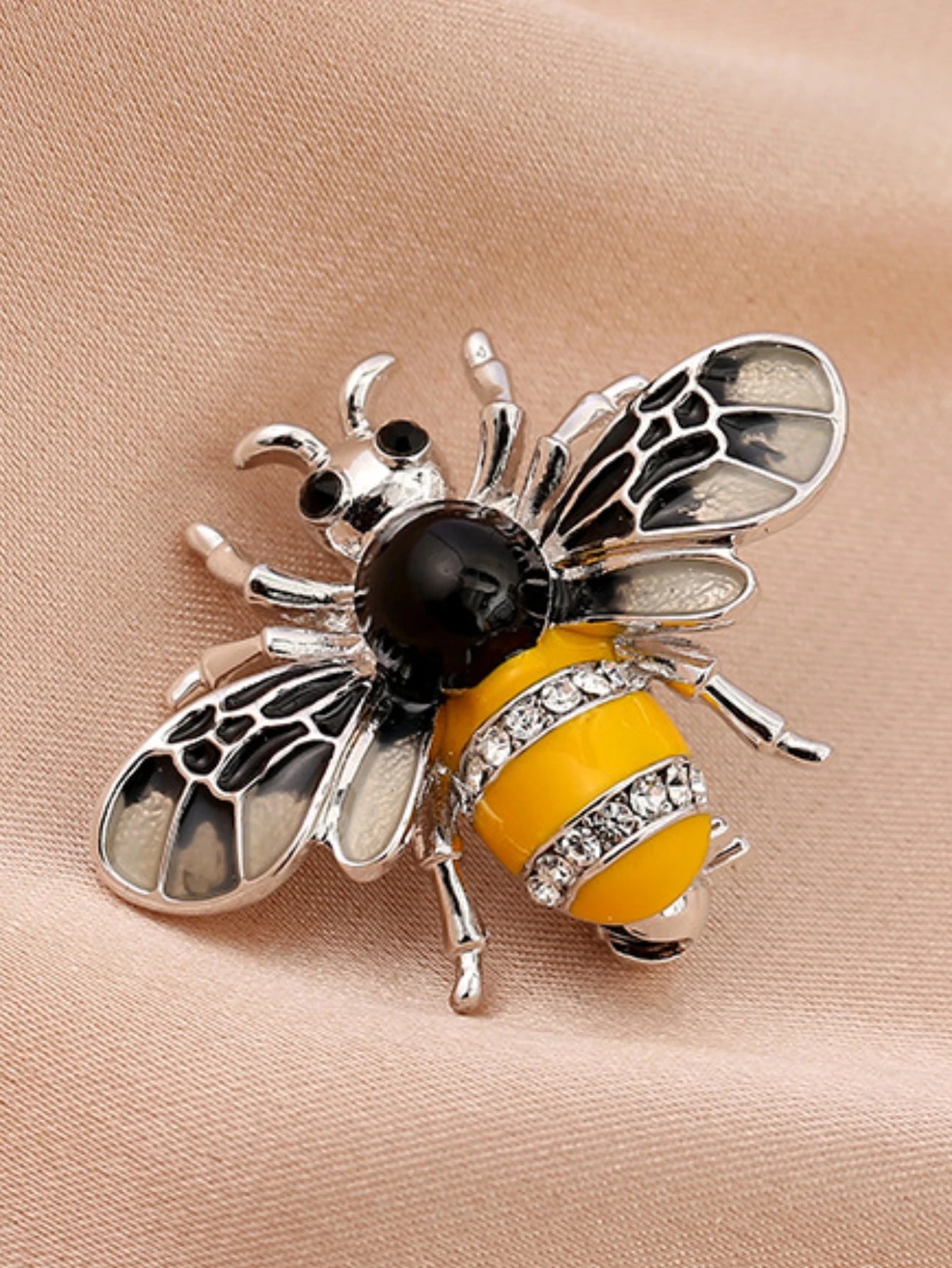 9 Model PC Women's Fashion Trend Personalized Imitation Pearl Bee Brooch Pin Jewelry Suitable for Outdoor Dating, Party, Festival Gifts