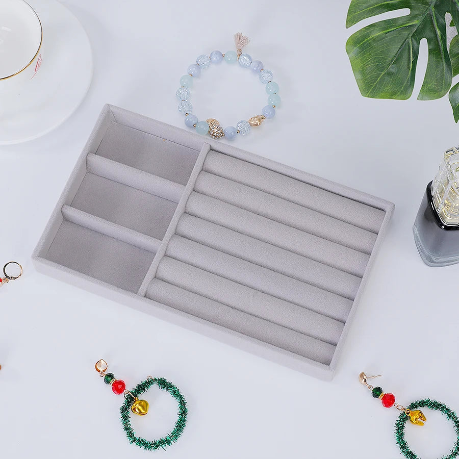 9Model, Flocking Jewelry Box Jewelry Tray, Suitable For: All Kinds of Jewelry Storage.