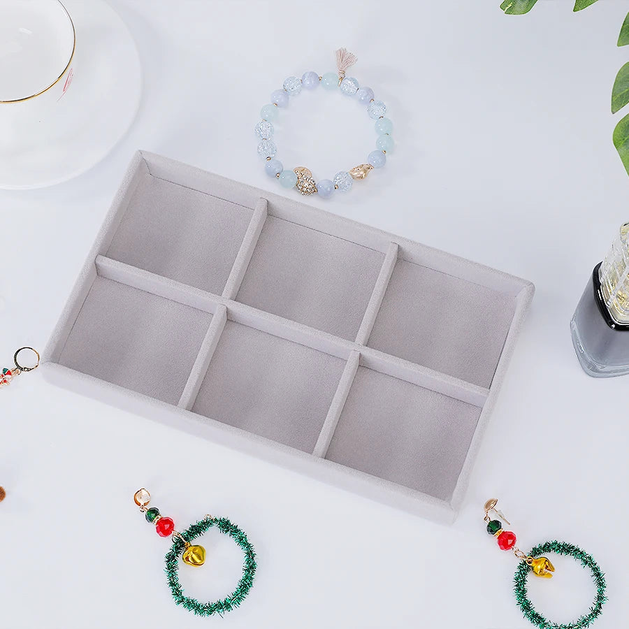 9Model, Flocking Jewelry Box Jewelry Tray, Suitable For: All Kinds of Jewelry Storage.