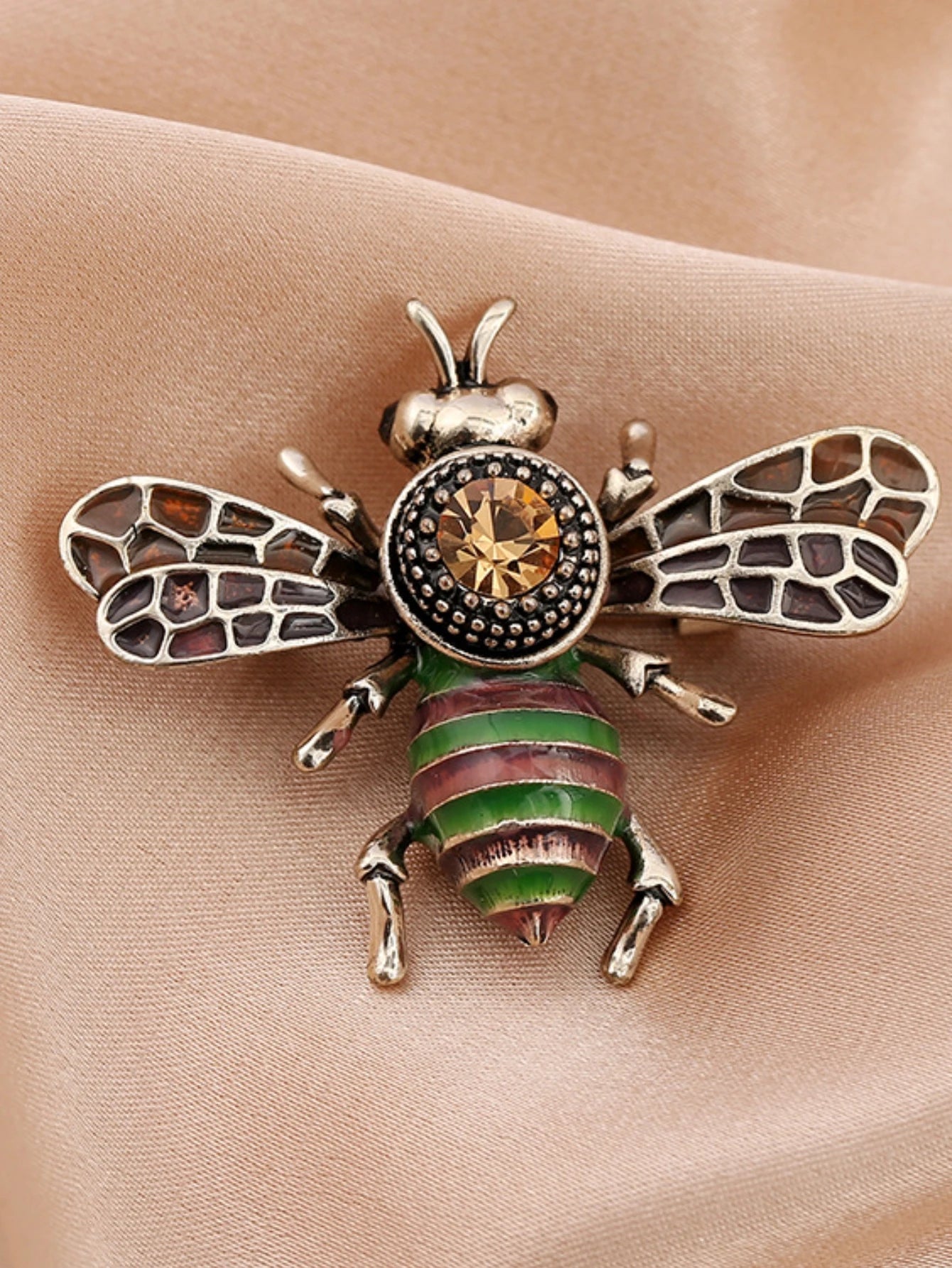 9 Model PC Women's Fashion Trend Personalized Imitation Pearl Bee Brooch Pin Jewelry Suitable for Outdoor Dating, Party, Festival Gifts