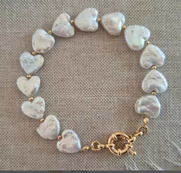 Baroque Freshwater Pearl Bracelet Light Luxury Stainless Steel - BMYANY